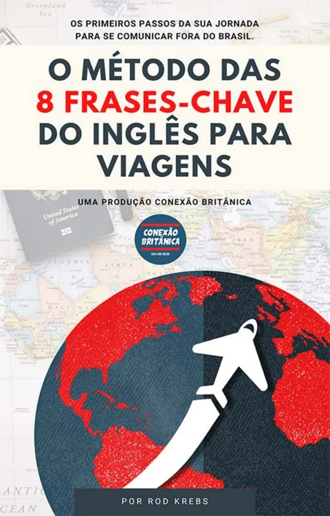 Capa do e-book O Método das 8 Frases-Chave do Inglês para Viagens